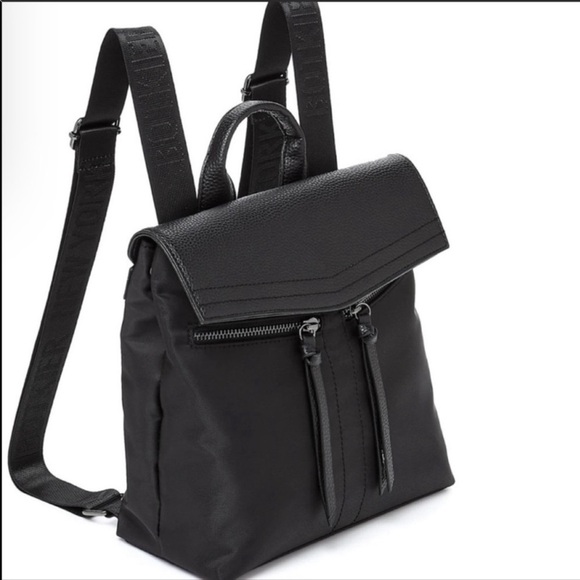 Botkier Trigger Mini Nylon Backpack - Black - Picture 2 of 12
